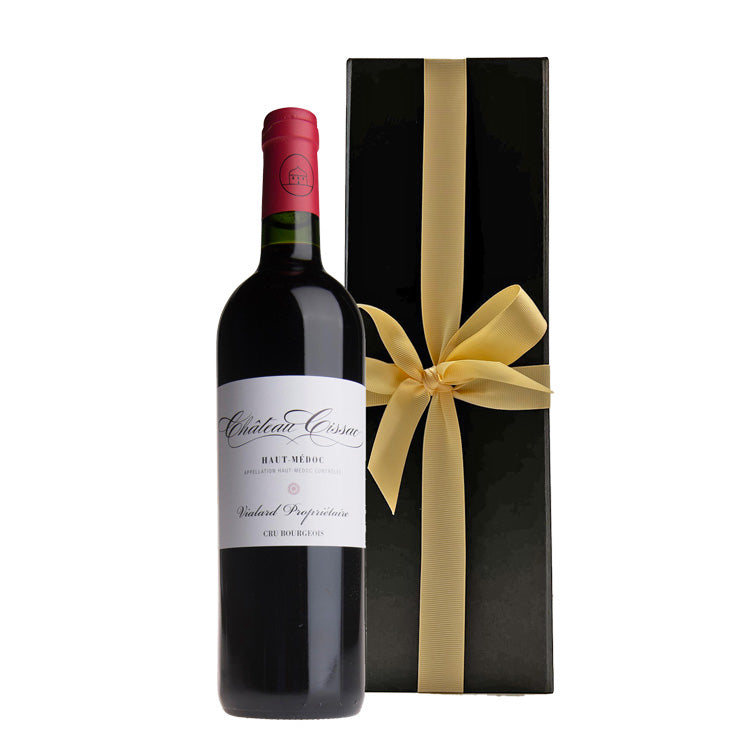 Château Cissac Bordeaux Supérieur in Black Gift Box