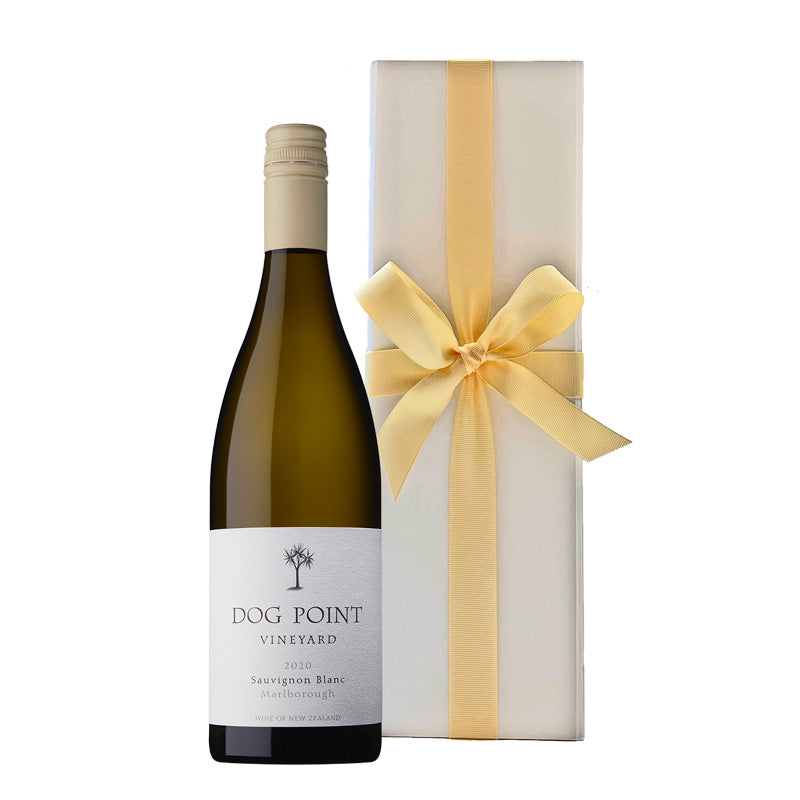 Dog Point Sauvignon Blanc – Marlborough, New Zealand in White Gift Box